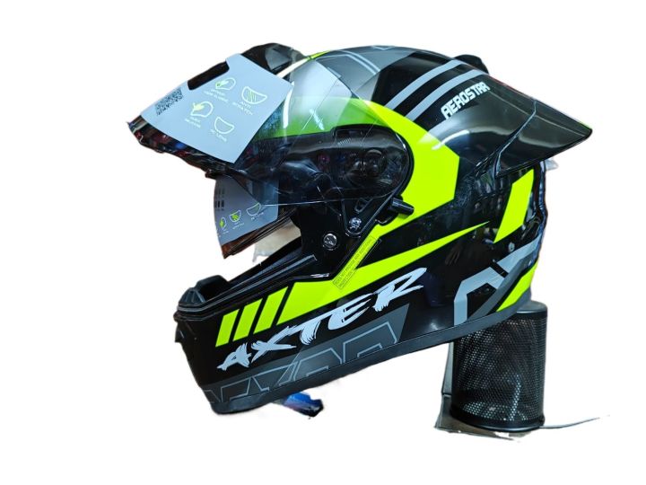 AEROSTAR AXTER Full Face Helmet ISI And Dot Certified for Men and