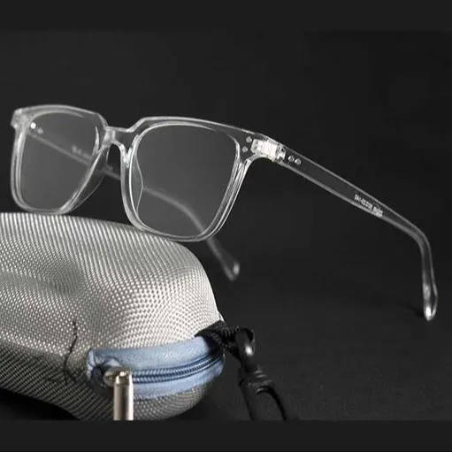 Stylish Full White Transparent Sun Glasses for Men