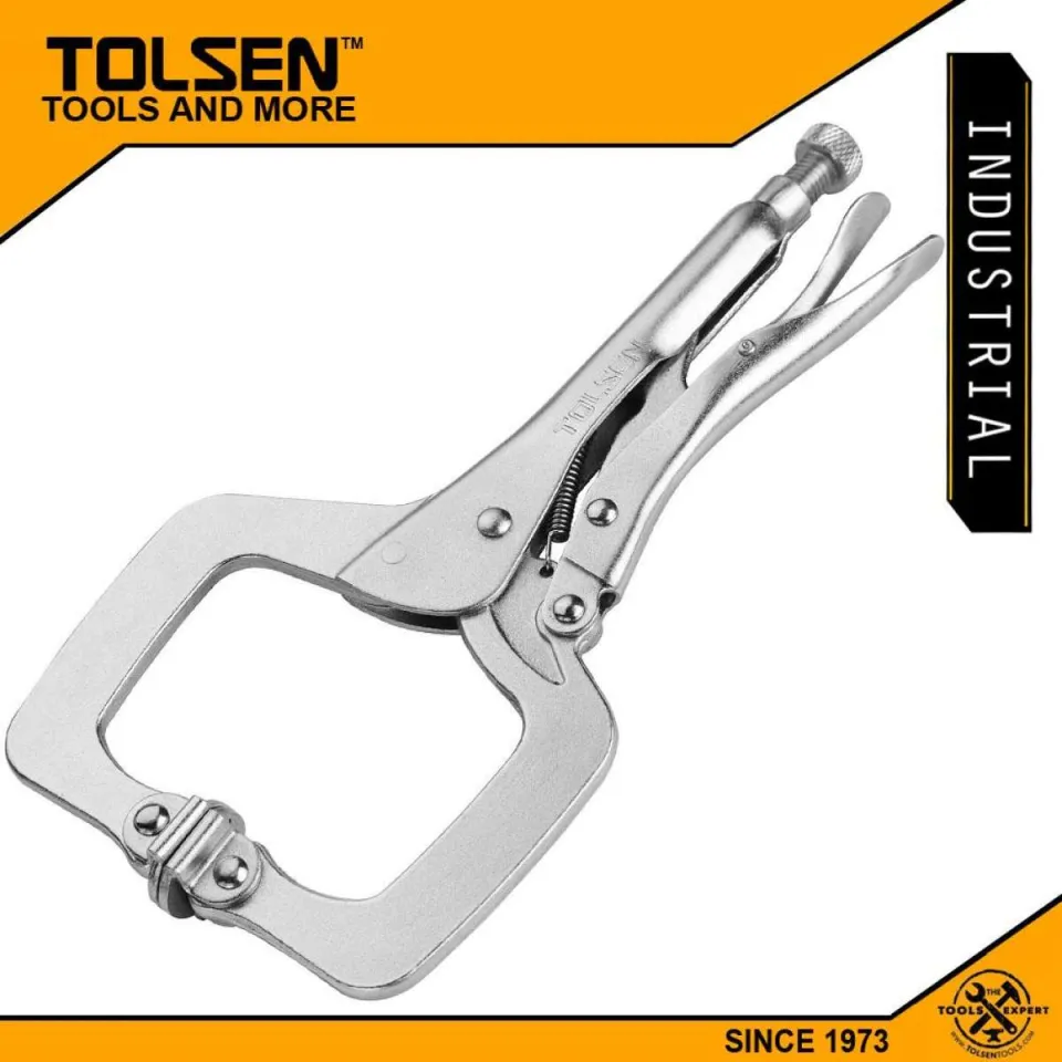 TOLSEN 11 Locking Pliers Vise Grip 280mm C Clamp Industrial Series Model 10056 Daraz .bd