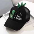 Adult Kids Baby Cartoon Dinosaur Embroidered Letter Printed Cap Harajuku Fashion Boys Girls Baseball Caps Peaked Hat бейсболка.