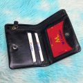 Pure Leather Wallet - Craftsmanship High Quality Long Lasting Business Premium Wallet. 