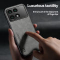 For Xiaomi Poco X6 Pro Case Blended Matte Soft Shell Wool Texture Design Anti Knock Male For Xiaomi Poco X6 Back Cover. 