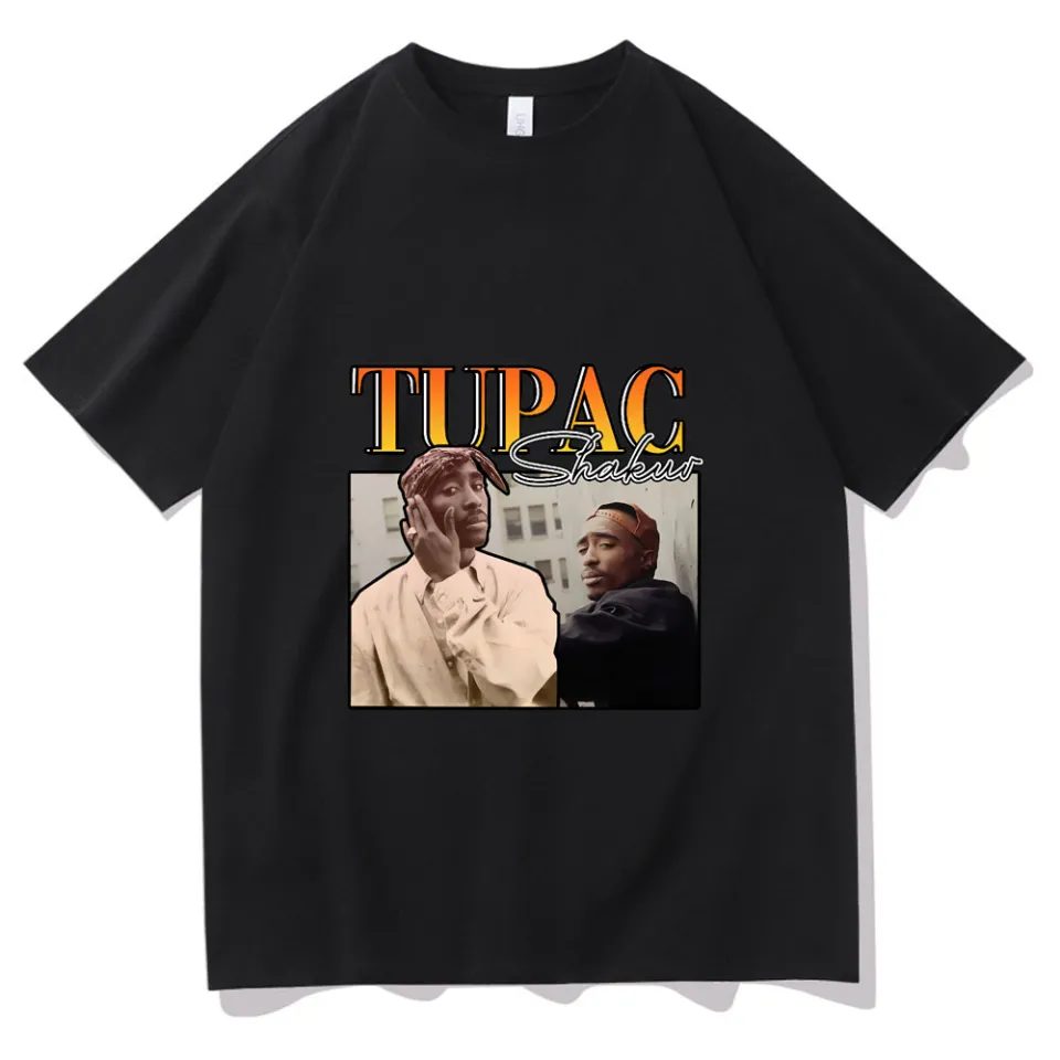 Y2K rapper Tupac hip hop men T shirt 2Pac graphic 3D print Y2K rapper Tupac hip hop men T shirt 2Pac graphic 3D print