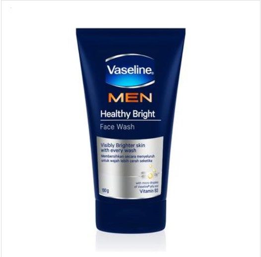 International Vaseline Men Healthy Bright Face Wash 100 gm (Imported from UAE, Made in Indonesia)