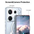 Infinix GT 10 Pro 5G (With 4 Sided Bit) Premium Silicone Case Crystal Clear Soft TPU Ultra-Thin Transparent Flexible Protective Mobile Phone Back Cover. 