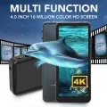 Portable MP4 Player For Android 4 Inch Full Touch Screen HD Noise Reduction 8 Core Bluetooth 5.0 WiFi MP4 Player With 64GB. 