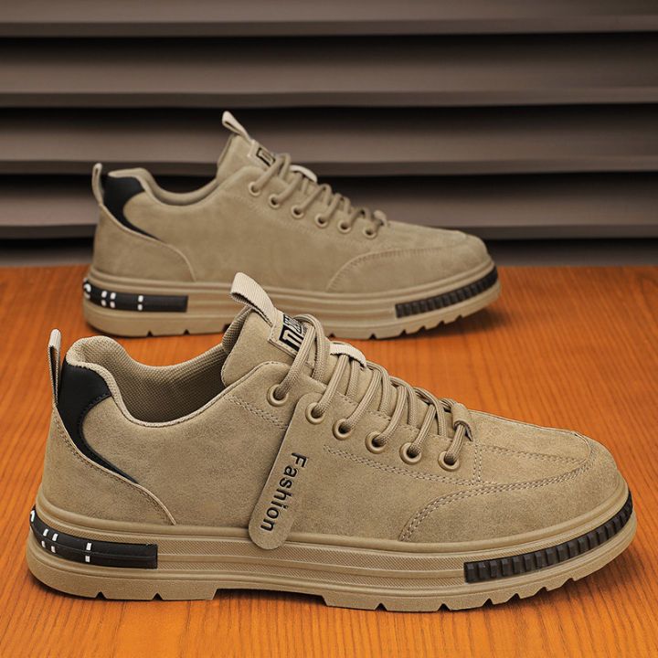 Men's shoes: summer new sports casual board shoes, national fashion, versatile, British style workwear, Martin labor protection tide shoes