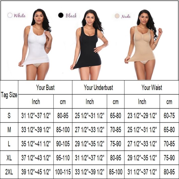 Women%20Cami%20Shaper%20with%20Built%20in%20Bra%20Tummy%20Control%20Camisole%20Tank%20Top%20Underskirts%20Shapewear%20Slimming%20Body%20Shaper%20Compression%20Vest%20-%20Image%204