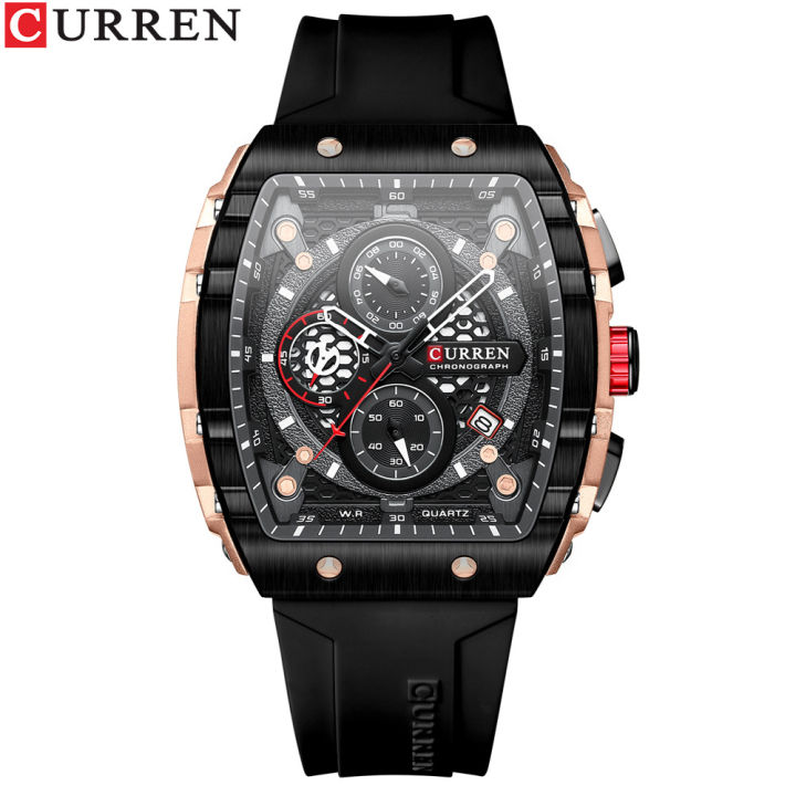 CURREN%208442%20Men's%20Business%20Watch%20Waterproof%20Calendar%20Tape%20Six%20Pin%20Timing%20Quartz%20Watch%20Men's%20Watch%20-%20Image%205
