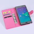 PU Leather Cover For Samsung Galaxy Note 4 Note4 N9100 Case Flip Magnetic Closure Stand Wallet Phone Casing. 