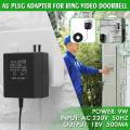 Spare parts 7m cable AU plug adapter for ring video doorbell 230V to 18V 500ma. 