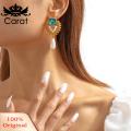 Carat Stud Earrings Medieval High Gloss Faux Pearl Women Earrings. 