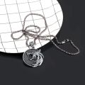 Witcher Wolf Head Witcher Pendant Necklace Accessory Necklace with Wild Hunt 3 Figure TV Necklace.