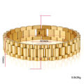 Luxury Designer Jewelry Men Bracelets 15mm Stainless Steel Watch Strap Mens Bracelet Gold Titanium Steel Bracelet Wholesale Gift.