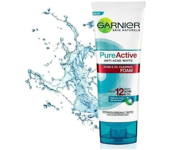 Garnier Pure Active Acne Oil Control Clearing Facial Wash - 100ml