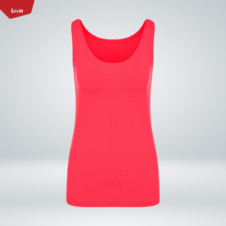 Women's%20Cotton%20Stretch%20Round%20Neck%20Solid%20Color%20Tank%20Top%20From%20Levin%20-%20Image%209