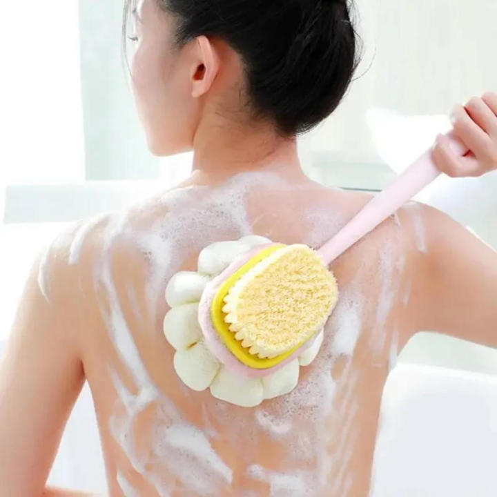 Long%20Handle%20back%20scrubber%20for%20shower%20Lightweight%20Single%20Piece%20Non-slip%20shower%20brush%20Soft%20Hair%20Doubleside%20bath%20brush%20long%20handle%20for%20shower%20for%20Home%20Bathroom%20Body%20Care%20Adults%20Skin%20Exfoliation%20Personal%20Hygiene%20-%20Image%204
