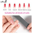 Monja Nail File Black 100/180 Grit Double Side Sandpaper Buffer Polishing Grinding Professional Manicure Pedicure Sanding Tools.