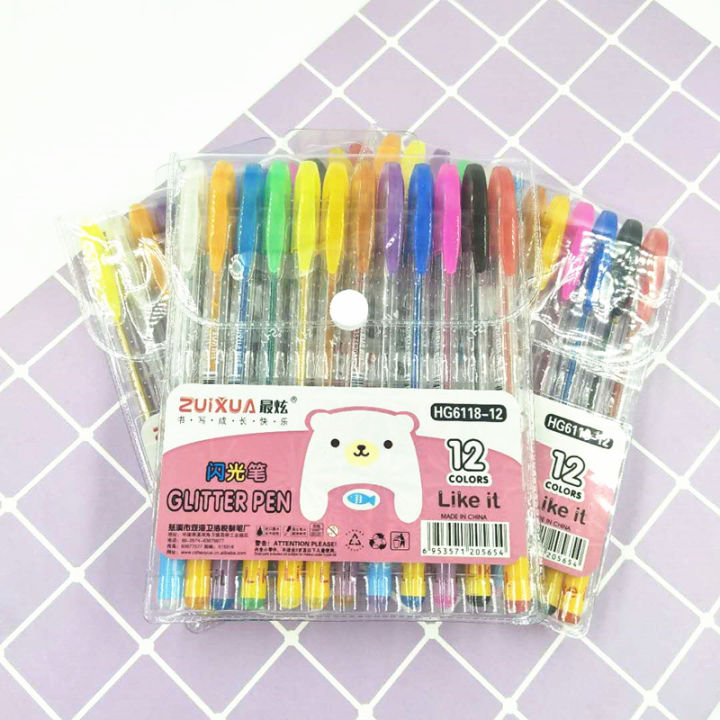 Cute%20glitter%20pen%20multicolor%20highlighter%20creative%20DIY%20student%20painting%20color%20pen%20set%20eye-catching%20marker%20pen%20wholesale%20-%20Image%202
