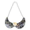 Wholesale Price Natural Crystal Tumbled Stone Beads Necklace Bohemian Abalone Shell Vintage Jewelry For Women Men.