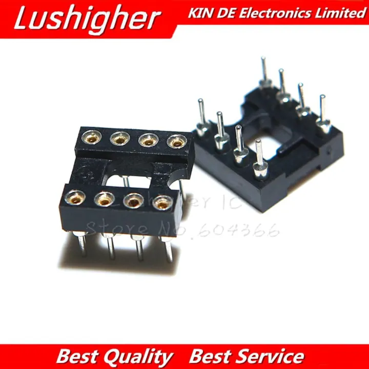 【Alizeker Mall】20pcs DIP-8 Round 8 Pins DIP DIP8 IC Sockets Adaptor ...