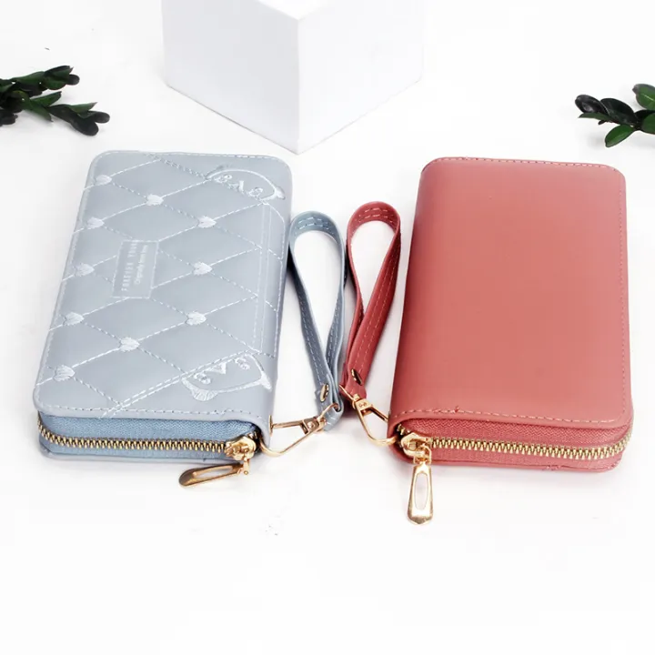 Women%20Long%20Wallet%20Pu%20Leather%20Card%20Holder%20Large%20Capacity%20Hasp%20Zipper%20Coin%20Purse%20Multi%20Card%20Organizer%20Cell%20Phone%20Wristlet%20Handbag%20-%20Image%203