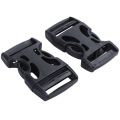 4pcs Plastic Side Quick Release Buckles Clip for 25mm Webbing Band Black. 