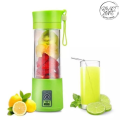 Portable USB Rechargeable Mini Electric Fruit Juicer - Multicolor - Compact and Portable Juicing On-The-Go. 