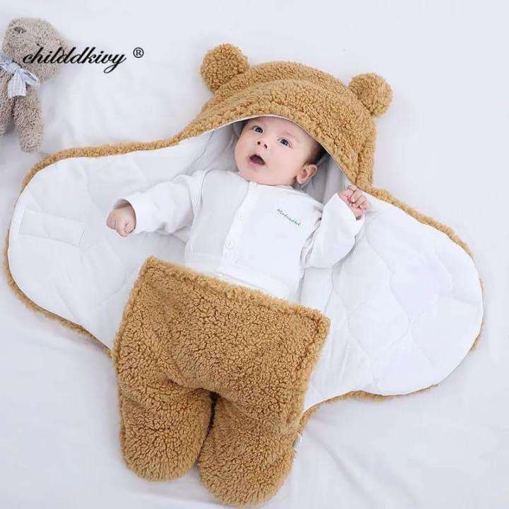 Baby%20Sleeping%20Bag%20Ultra-Soft%20Fluffy%20Fleece%20Newborn%20Receiving%20Blanket%20Infant%20Boys%20Girls%20Clothes%20Sleeping%20Nursery%20Wrap%20Swaddle%20HOT(%200-12)%20month%20-%20Image%205