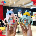 Cute Cartoon Animal Children Cup For Outdoor Travel School Leakproof Choking Proof Baby Feeding Cups With Straws Portable Baby Water Bottle 280ml. 