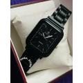 New buchino Analogue Wrist Watch for Men - Black. 