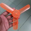 3 Blade DC Motor Fan Propeller FAN Three Leaf Blade Diameter 150mm Shaft Diameter 4mm Plastic 3 Blade Wings Fan For DIY Making Mini DC Fan DIY Accessories. 