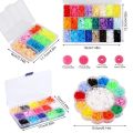KRABALL Multicolour Snap Clip Plastic Clothing Button Pressure Nail Fastener With Storage Box DIY Sewing Tool Accessories. 