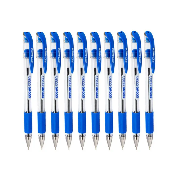 Econo%20Ocean%20Ball%20Pen%20-%2010%20pcs%20pens%20-%20(Black%20Ink%20-%20Blue%20Body)%20-%20Image%206