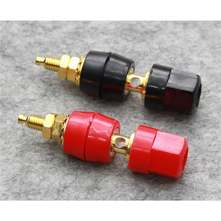 20Pcs/Lot%20Gold%20Plated%20Banana%20Binding%20Post%20Large%20Current%20Amplifier%204mm%20Banana%20Plug%20Jack%20Socket%20Speaker%20Terminal%2010%20Pairs%20-%20Image%202