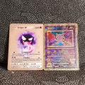 5000 HP Metal Pokemon Cards Spanish Mewtwo Charizard Pikachu Gengar Shiny Iron Pokémon GX Vmax EX Game Children Toys Gift.