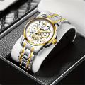 Fashionable Business Men's Watch With Hollow Design, Calendar Waterproof Durable Wrist Watch. 