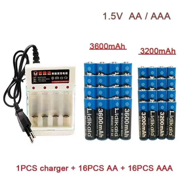 Rechargeable%20Battery%201.5V%20AA%203600Mah%201.5V%20AAA%203200Mah%20Alkaline%20with%20Charger%20for%20Computer%20Clock%20Radio%20Video%20Game%20Digital%20Camera%20-%20Image%204