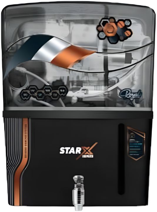 Star%20X%20series%20Black%20Water%20Purifier,RO+UV+UF+Zinc+Copper+Alkaline,7-Stage.Capacity-100.GPD:12%20Litre%20-%20Image%202