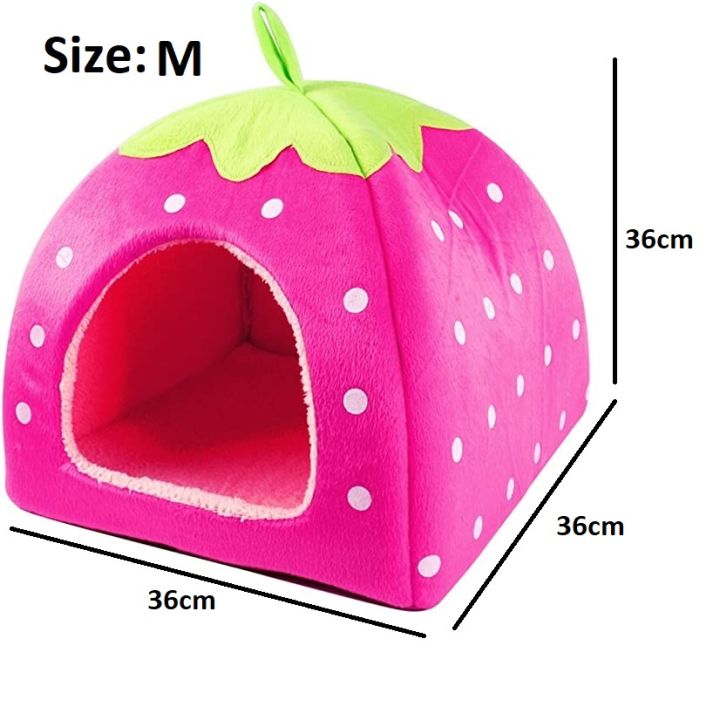 Soft%20Strawberry%20Pet%20Dog%20Cat%20House%20Kennel%20Foldable%20Winter%20Warm%20Cushion%20Animal%20Bed%20Dogs%20And%20Cats%20Products%20(Size:%20M),%2036cm%20x%2036cm%20-%20Image%206