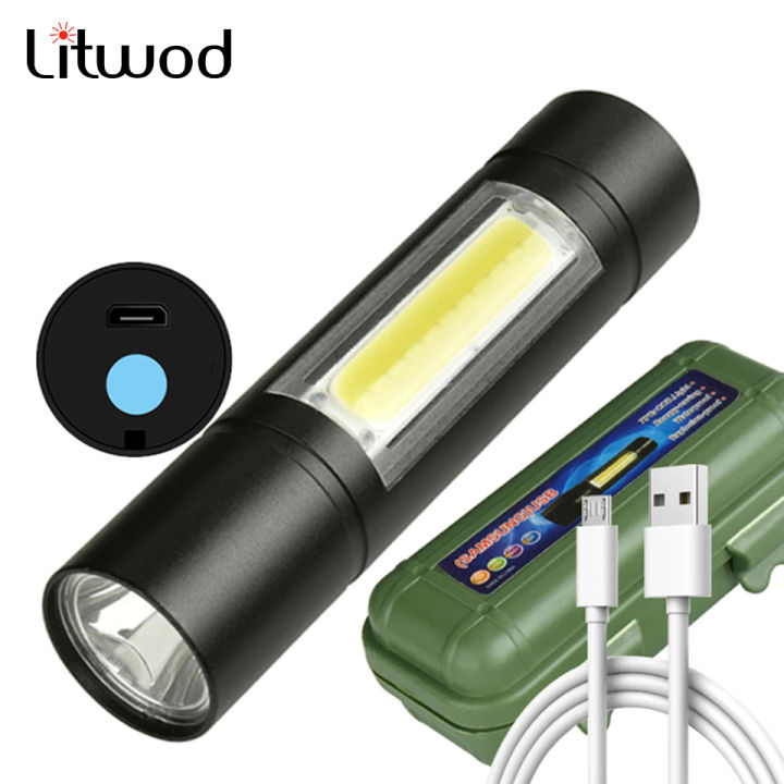 Rechargeable%20Flashlights%20Torch%20Led%20Usb%20Portable%20Torches%203%20Modes%20Mini%20Camping%20Lighting%20-%20Charger%20Light%20-%20Image%206