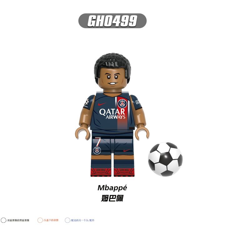 G0163%20Benzema%20Neymar%20Haaland%20Mbappe%20Ronaldo%20Messi%20World%20Football%20Player%20Building%20Block%20Figure%20Toy%208pcs/set%20-%20Image%206