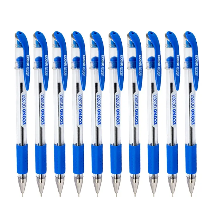 Econo%20Ocean%20Ball%20Pen%20-%2010%20pcs%20pens%20-%20(Black%20Ink%20-%20Blue%20Body)%20-%20Image%207