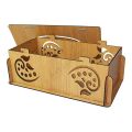 Wooden Tissue Box Cover Rectangular Ficial Tissue Holder- ICTTHWS001. 