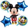 Happy Birthday Theme Foil Balloon 5 pc Combo. 