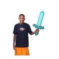 Minecraft Childrens Design Blue Diamond Sword Soft Game EVA Foam Toy Sword Boy Cute Girl Toy Children Christmas Birthday Gift. 