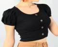 Cotton CropTops Half Sleeve Show Button Blouse Best Qualityfull Good Stitching For Women.
