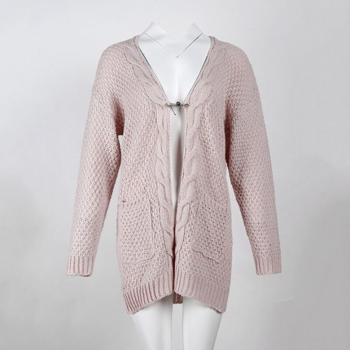 U-SWEAR%20Cardigan%20Sweaters%20Women's%20Sweater%20Knitted%20Long%20Sleeve%20Knitwear%20Girl%20Casual%20Outerwear%20Winter%20Pull%20Femme%20-%20Image%206
