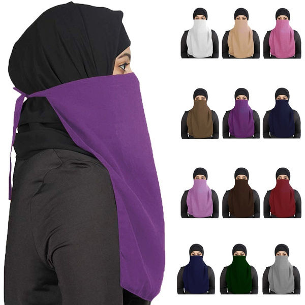 Nose Niqab For Woman 12 Pic Random Colour - Hijab Collection