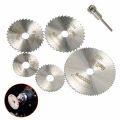 5Pcs HSS SAW BLADES HSS Cutting Discs Wheel 5Pcs HSS Circular Saw 22mm 25mm 32mm 35mm 44mm Rotary Blade 1Pcs 3.2mm Mandrel For Wood Plastic Cutting Cut Off Tools Sets. 